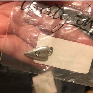 Thirty-One Keepsake Charm Silver Heart NIP